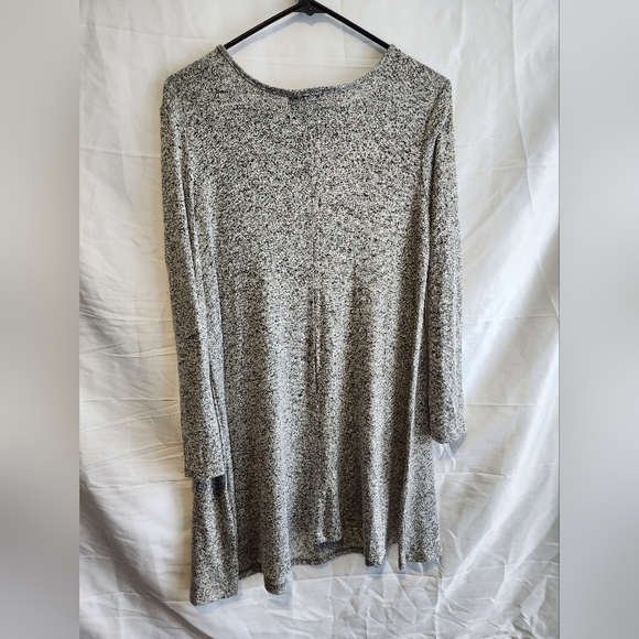 NWT Poof! Gray Sweater Dress - Picture 2 of 5